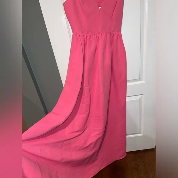 New! Sachin & Babi Katrina Cutout Bow Embellished Pink Gown 💖 Size 2 NWT! - Picture 12 of 16